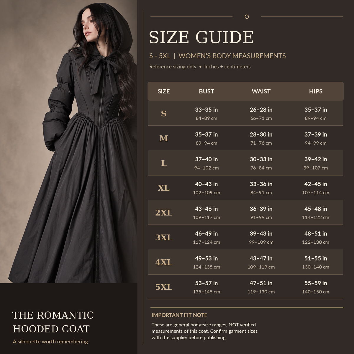 NoirBelle™ Gothic Romantic Hooded Maxi Coat